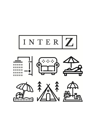 INTERZ 2'li Set Peştemal Plaj Havlusu , %100 Pamuk, Sarı - Gri