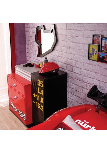 Meltem Kids Pitstop Çocuk Odası Şifonyer