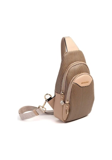 Silver Polo Kadın Bel Çanta 959 Nut