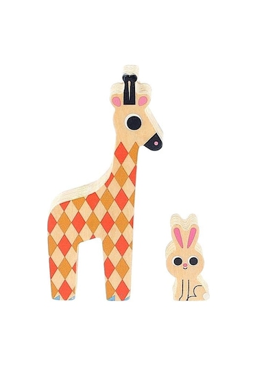 Vilac - Ahşap Denge Oyunu - Hayvanlar Gemisi