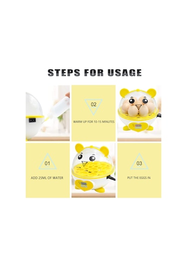 Qianfan 9 Yumurta Mini Yumurta Kuluçka Kutusu Otomatik Sıcaklık