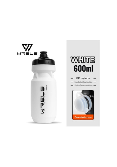 Wrels Bisiklet Su Şişesi 600 Ml Bisiklet Şişe Açık Spor Bisiklet Su Isıtıcısı White White