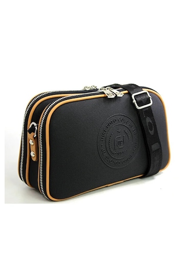 Just Polo Kadın Günlük Kullanıma Uygun Lakoste Ayarlanabilir Askılı Lüks Omuz Çantası Shoulder Bag Siyah Taba