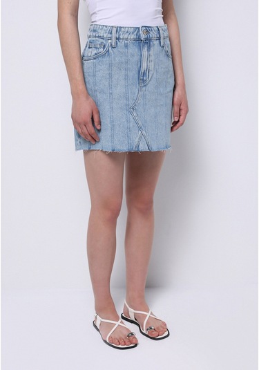 Colins Regular Fit Çizgili Fermuarlı Kadın Mavi Etek Cl1074983 Q1.v1 Dn44348 Denim Colins Regular Fit Çizgili Fermuarlı Kadın Mavi Etek Cl1074983 Q1.v1 Dn44348 Denim