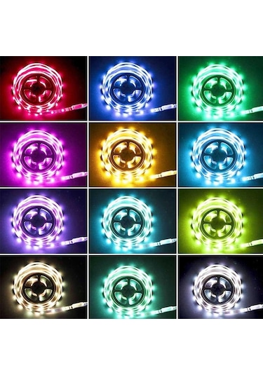 Dc 5 V 44 Anahtar Led Şerit Işık Rgb 5050 Luces Dize İçin Uygun Bluetooth Kızılötesi Ko Işık Ev Partisi Led Aydınlatmalar 56800231