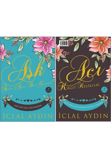 Aşk Ve Acı Çift Taraflı Kitap - İclal Aydın İlk Baskı 2013