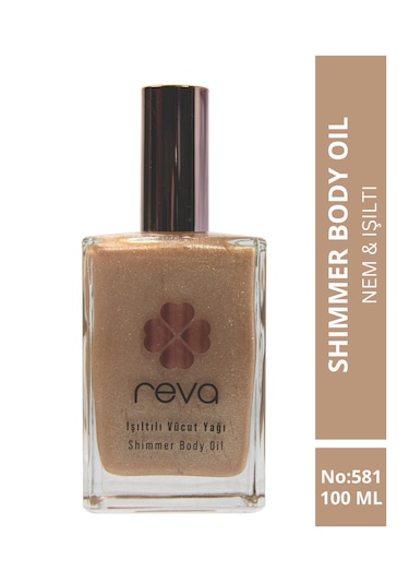 Reva Işıltılı Vücut Yağı Champaigne Shimmer Body Oil 581 100 ML