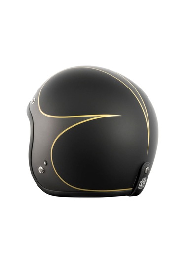 Torc T-50 Del Mar Hardy Açık Motosiklet Kaskı Mat Siyah Gri