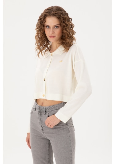 U.s. Polo Assn. Kadın Kum Hırka Triko 50297152-vr085 Kum