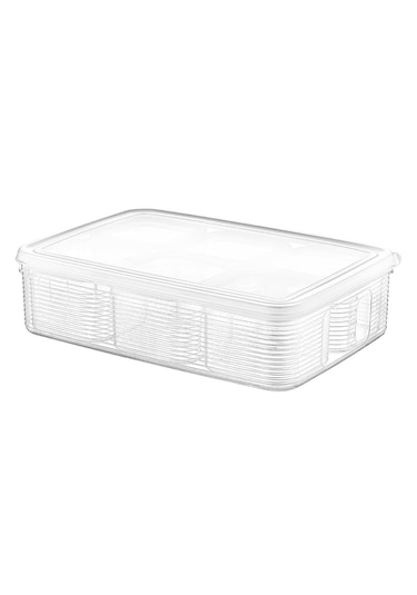 Klassy Line Saklama Seti 6+1 2,30 Lt +0,25 Lt 6 Lı Kahvaltılık Orta Boy Şeffaf