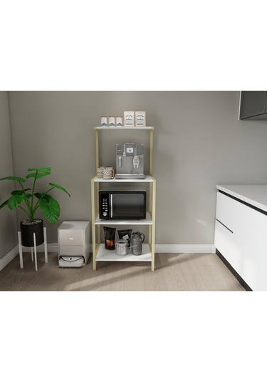 Sali Kahve Köşesi Çok Amaçlı Mutfak Mikrodalga Dolabı