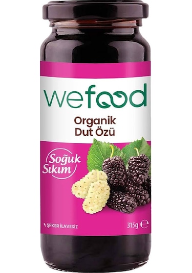Wefood Organik Dut Özü 315 gr (Soğuk Sıkım)