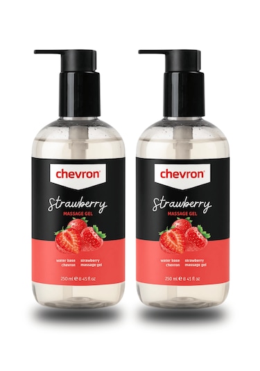 Chevron Çilek Aromalı Kayganlaştırıcı Jel 2 x 250 ML