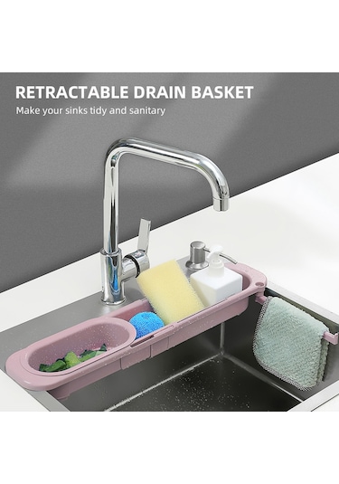 Moveevo Pembe Genişletilebilir Lavabo Süzgeci - Bölmeli Su Çıkarma Tasarımı, Havlu Asma Çubuğu, Evcil Ve Dayanıklı Pp Malzeme Pembe Moveevo Pembe Genişletilebilir Lavabo Süzgeci - Bölmeli Su Çıkarma Tasarımı, Havlu Asma Çubuğu, Evcil Ve Dayanıklı Pp Malzeme Pembe