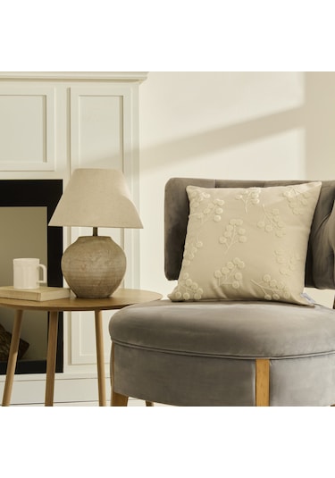 Karaca Home Luna Dolgulu Kırlent 43x43 Cm Ekru Ekru