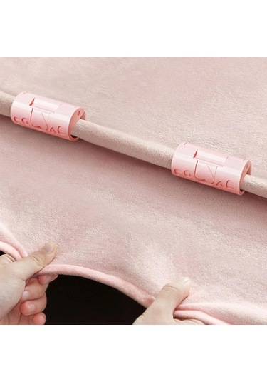 Mavi 6 Adet-6 Adet Çarşaf Sabit Klipler Plastik Kaymaz Yorgan Yatak Örtüsü Tutucu Yatak Bağlantı Elemanları Görünmez Çarşaf Kelepçesi