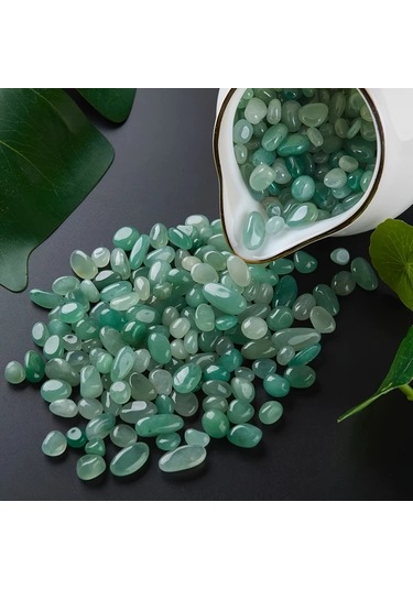 Willowhaven Yeşil Aventurin Taşı 190g 5-7mm Akvaryum Saksı Bahçe Dekorasyon