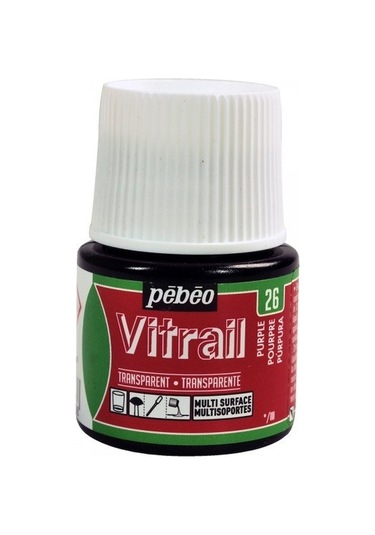 Pebeo 050/26 Cam Boyası Vitrail 45 ML.şişe Transparan