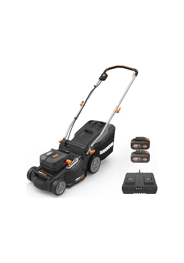 Worx WG737E 40V 4.0 Ah Li-İon 37 CM Profesyonel Kömürsüz Şarjlı Çim Biçme Makinesi