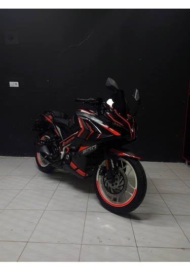 Bajaj Rs200 Neon Kırmızı Sticker Etiket Full Takım Modeli