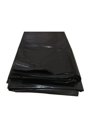 Ekstra Kalın Çöp Torbası 80x110 Cm Siyah Çöp Poşeti 1 Kg Dökme