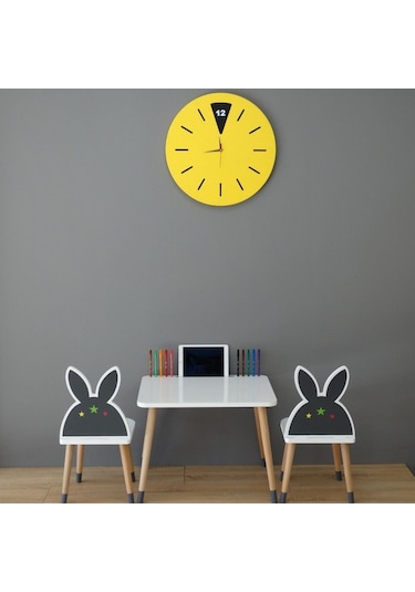 Çocuk Aktivit Oyun Masa Sandalye Takımı Tablet Kalem Yeri Yaz Sil