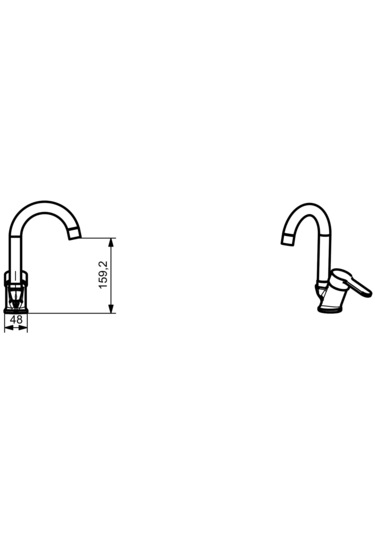 Tulipeko Lavabo Bataryası Krom