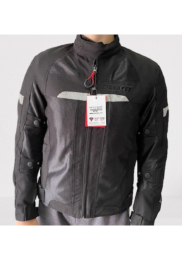 Forte Gt Inferno Kadın Motosiklet Montu 4 Mevsim Siyah Renk