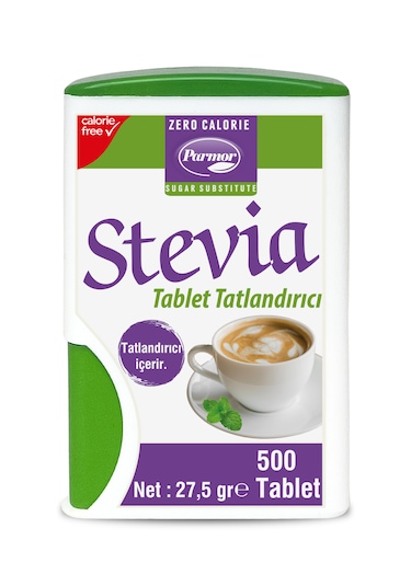 Parmor Stevia Tablet Tatlandırıcı 500'lük Kutu Tekli