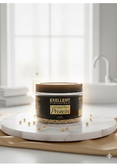 Exellent Professıonal Gold Pearl Hair Protein