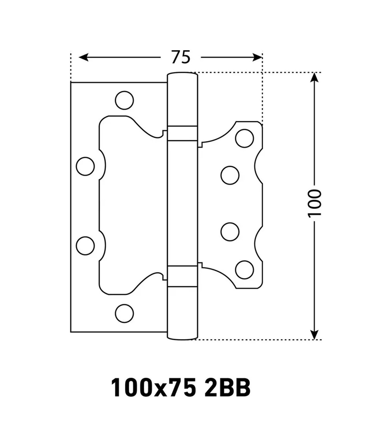 Allur Kapı Menteşeleri Kelebek Montajlı Kesilmemiş 2 Adet 176203829