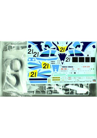 Hasegawa 21708 1/12 Ölçek, Yamaha Yzr500 1989 Limited Edition Motosiklet Plastik Model Kiti