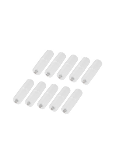 Tenfowee 10 Adet Şeffaf Aaa'dan Aa'ya Pil Dönüştürücü, Dayanıklı Abs Malzeme, Hafif Ve Taşınabilir