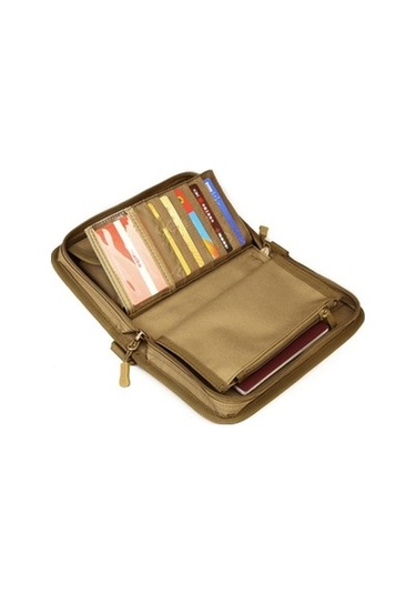 Zcjb Outdoor Seyahat Pasaport Cüzdanı 6 İnç Cep Telefonu Çantası Yeşil Ordu Yeşil