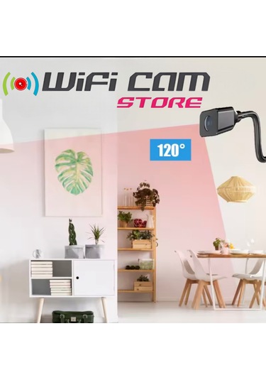 Mini Wifi Usb Kamera Esnek Tasarım Canlı İzleme Sd Karta Kayıt