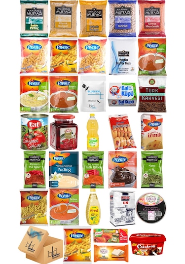 Blueden Kurban Kumanya Yardım Erzak Kolisi 34 Parça 9 Nolu Paket