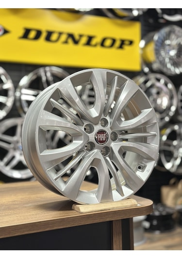 Sıfır Opar 16 İnç 5x98 Et36 Fiat Egea Sılver Jant Takımı