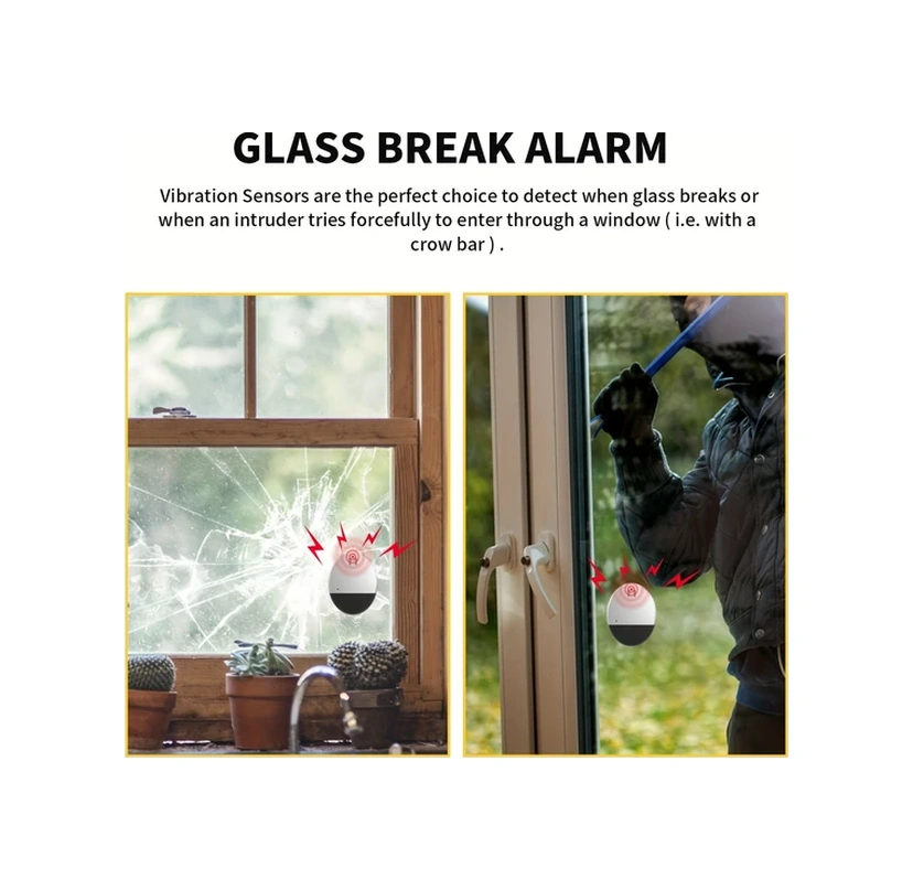 Willowhaven 2 Adet Kompakt Taşınabilir 130db Kapı Pencere Titreşim Alarmı: Kolay Kurulum