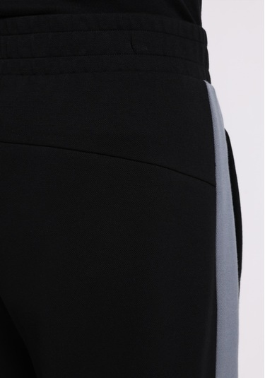 Colins Regular Fit Orta Bel Düz Erkek Siyah Eşofman Altı Cl1076854 Q1.v1 Blk Siyah