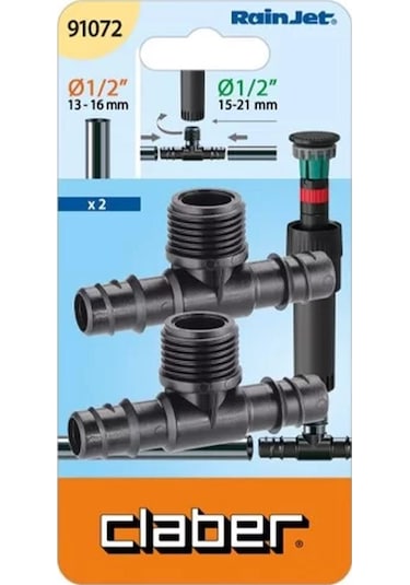 Konnektör 3 Yollu 1/2" 91072