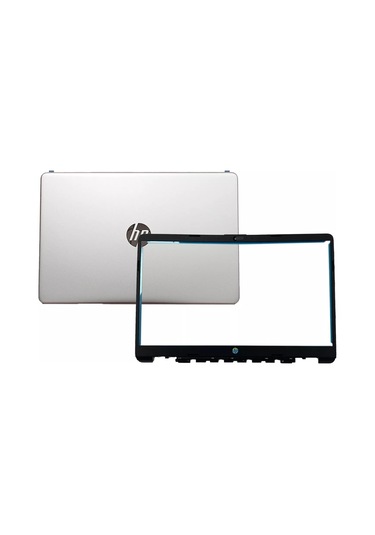 Hp 15-dy 15-ef 15-eq 15-fq 15s-er 15s-fr 15s-fq 15s-eq Lcd Back Cover + Bezel Set Silver, Gri