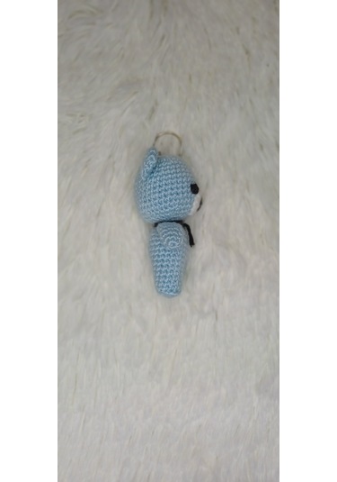Amigurumi Ayıcık Anahtarlık Mavi