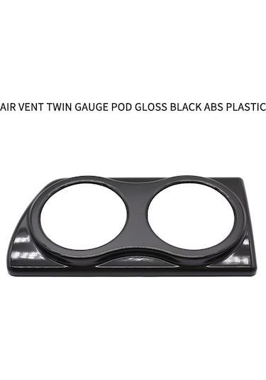 Geeroyoo Vauxhall Astra H Mk5 İçin Siyah Plastik Çift Gösterge Çerçevesi - 15.5x8x2.5cm Boyutunda, 38g Ağırlık