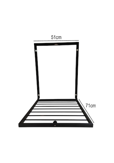 Presto Katlanır Çamaşırlık - Kurutmalık Küçük Boy 70 x 50 Siyah