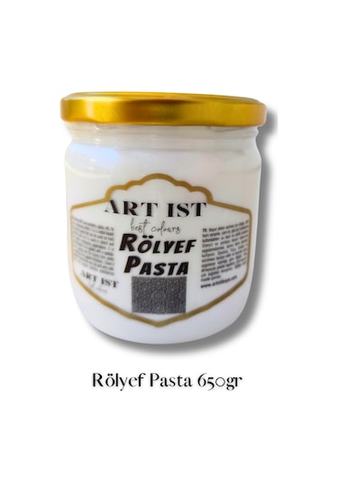 Rölyef Pasta 650gr - Ahşap, Taş Tozu, Hobi, Dıy Rölyefpasta650