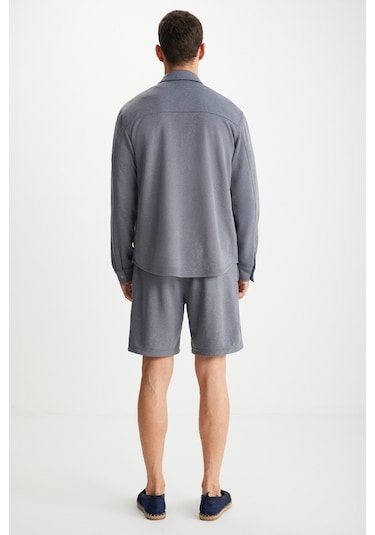 RAMADANP015 Gri Gömlek