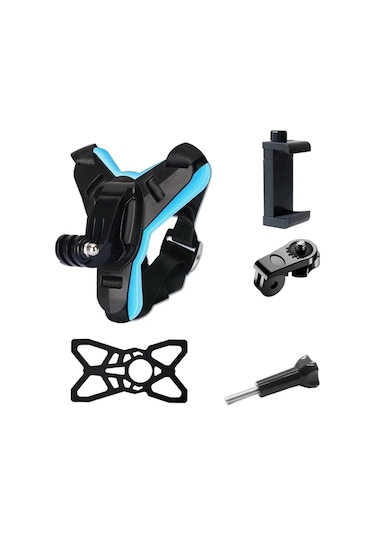 Comse Aksiyon Kamera Çene Altı Kask Bağlantı Aparatı Go Pro Motorsiklet