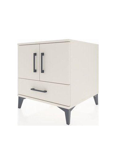 Kronos Komodin 2 Raflı Tek Çekmeceli 2 Kapaklı 60x59x64 Aytaşı-aytaşı Aytası