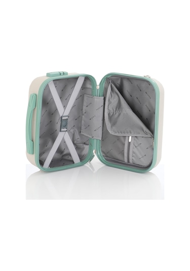 Mçs Polipropilen 3lü Valiz Seti Büyük & Kabin & Makyaj V376 S23sy1000053-set 10730 3'lü Set Çok Renkli