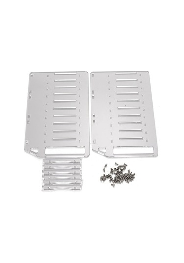 Akrilik Sabit Disk Rafı - 4-10 Yuvalı Özelleştirilebilir, Hızlı Kurulum, Gelişmiş Soğutma Ve Stabilite